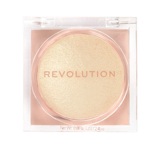 Makeup Revolution Beam Bright rozświetlacz do twarzy Golden Gal 2,45g