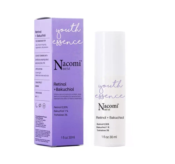 Nacomi Next Level Youth Essence Retinol Bakuchiol serum do twarzy 30 ml
