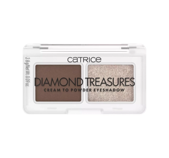 Catrice Diamond Treasures mini paletka cieni do powiek 010 Hazel Spark 2,8 g