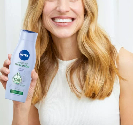 NIVEA Moisture Hyaluron nawilżający szampon do włosów 400 ml
