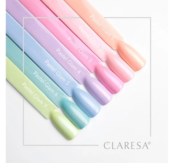 Claresa hybrydowy lakier do paznokci Pastel Glam 7 5 g
