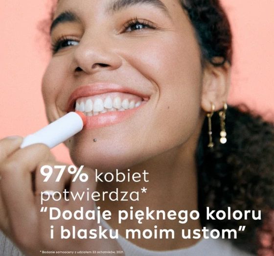 NIVEA pielęgnująca pomadka do ust Peach Shine 4,8 g