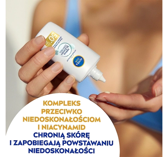 NIVEA SUN Derma Skin Clear przeciwsłoneczny fluid do twarzy SPF50 40 ml