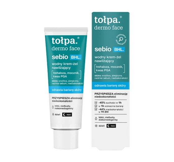 Tołpa Dermo Face Sebio BHL wodny krem-żel nawilżający 40ml