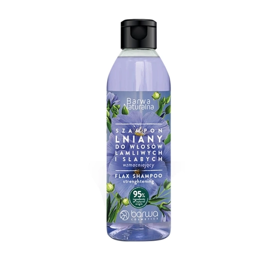 Barwa Naturalna wzmacniający szampon lniany 300 ml