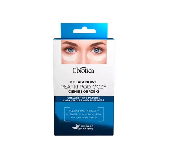 L'Biotica kolagenowe płatki pod oczy 3 x 2 sztuki