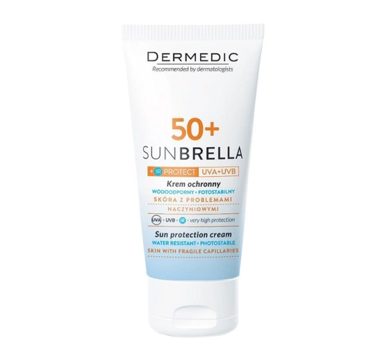 Dermedic Sunbrella ultralekki krem ochronny do skóry wrażliwej SPF50 40 ml