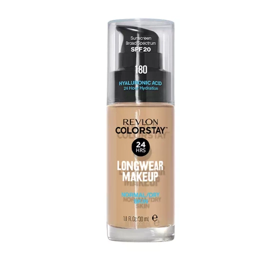 Revlon Colorstay podkład z kwasem hialuronowym do cery suchej 180 Sand Beige 30ml