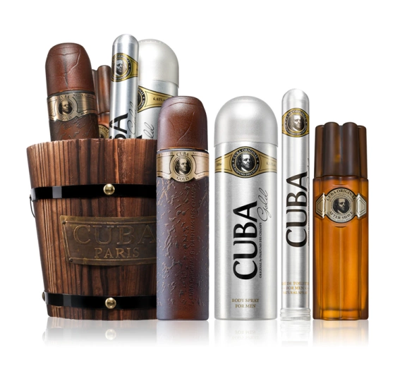 Cuba Gold woda toaletowa spray 100 ml 35 ml dezodorant spray 200 ml woda po goleniu 100 ml