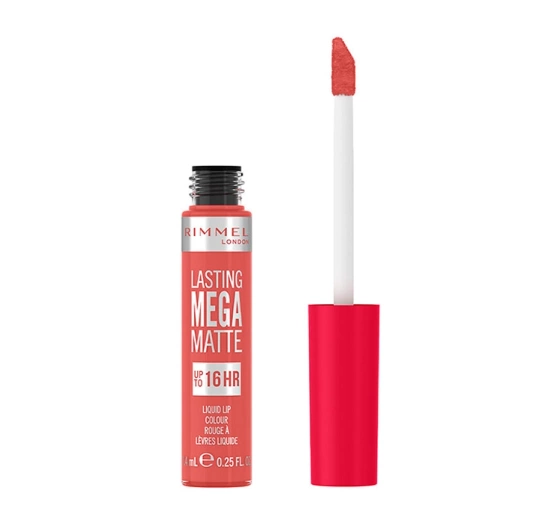 RIMMEL LASTING MEGA MATTE MATOWA POMADKA 600 CORAL SASS 7,4ML