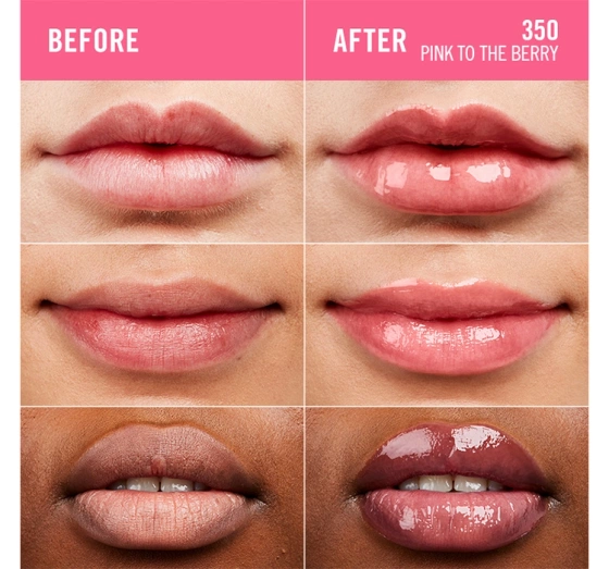 Rimmel Thrill Seeker błyszczyk do ust z aplikatorem 350 Pink to The Berry 10ml