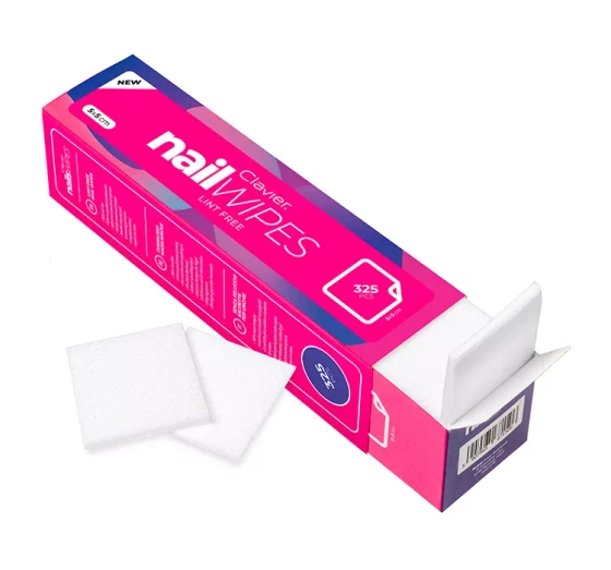 Clavier Nail Wipes waciki bezpyłowe 325 sztuk