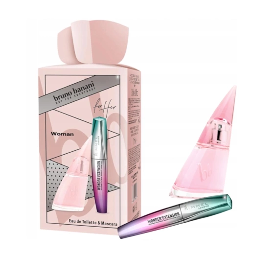 Bruno Banani Woman woda toaletowa spray 30 ml Rimmel Wonder'Extension tusz do rzęs 11 ml