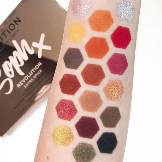 Makeup Revolution X Sophx paleta cieni Extra Spice 14,4g