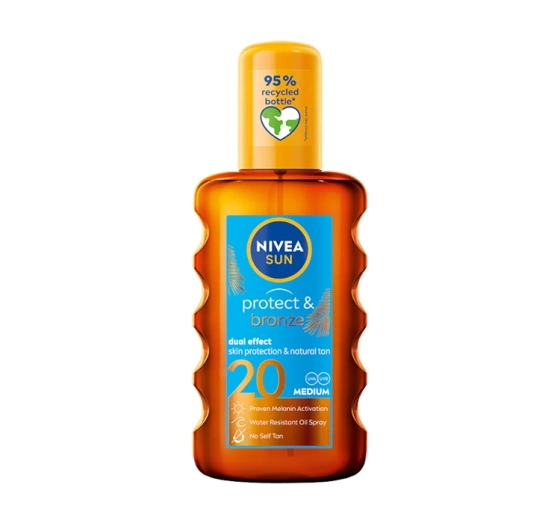 NIVEA SUN Protect&Bronze spray aktywujący opaleniznę SPF20 200 ml