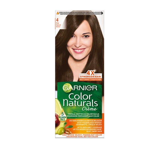 Garnier Color Naturals trwała farba do włosów 4 Brąz