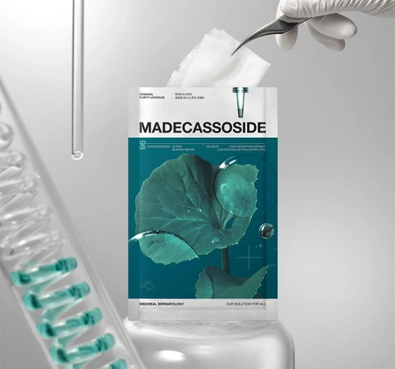 Mediheal Madecassoside Essential Mask Blemish Repair regenerująco-łagodząca maseczka w płachcie 24 ml