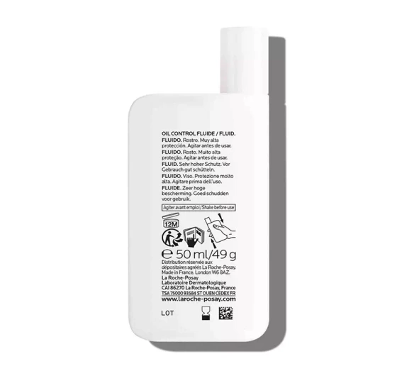 La Roche-Posay Anthelios Oil Control fluid ochronny do twarzy SPF50 50 ml