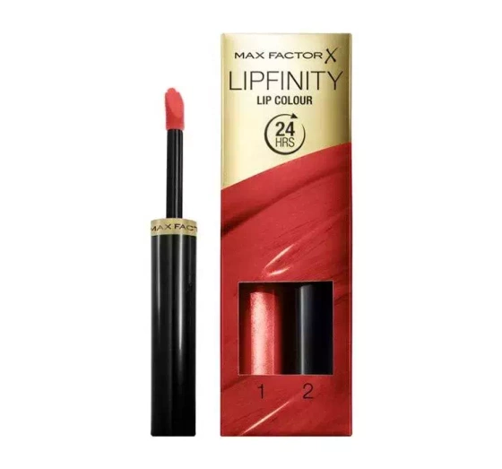 Max Factor Lipfinity pomadka 125 So Glamorous 2,3 ml Top Coat 1,9 g