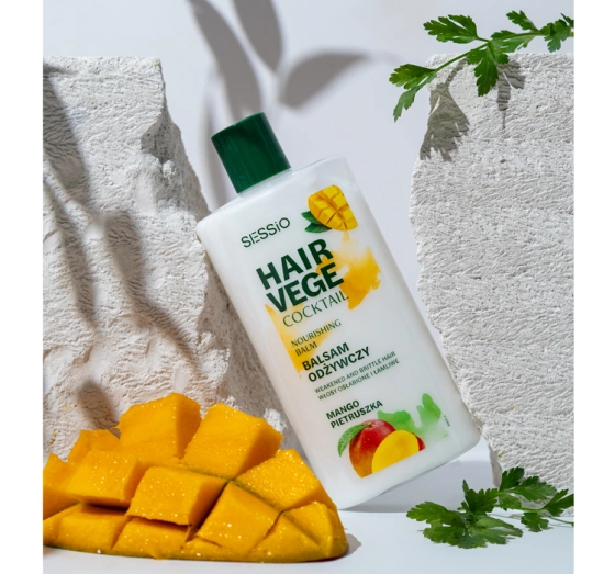 Sessio Hair Vege Coctail odżywczy balsam do włosów Mango Pietruszka 300g
