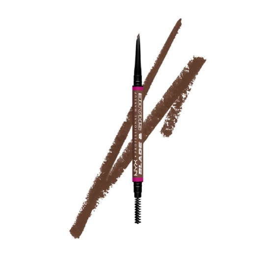 NYX Professional Makeup Blade & Shade automatyczna kredka do brwi 08 Chocolate 0,06 g