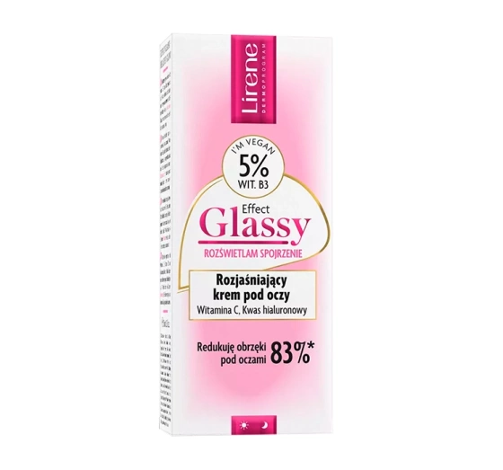 Lirene Effect Glassy rozjaśniający krem pod oczy 15 ml
