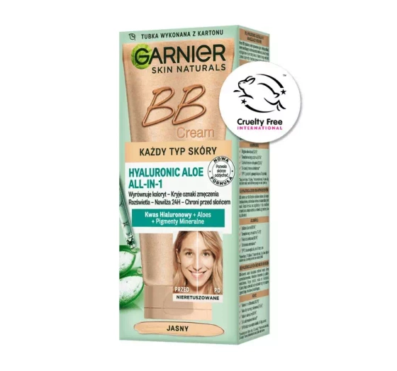 Garnier Hyaluronic Aloe all-in-1 nawilżający krem BB Light 50 ml