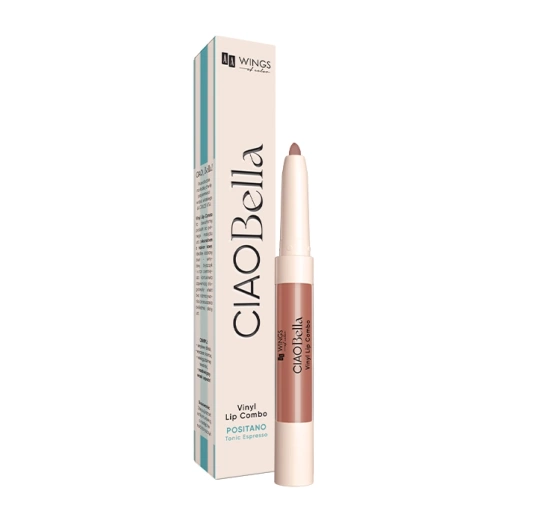 AA Wings of Color CIAO Bella Vinyl Lip Combo konturówka i błyszczyk do ust 2w1 04 Salted Caramel Mix 0,85 g 4 g