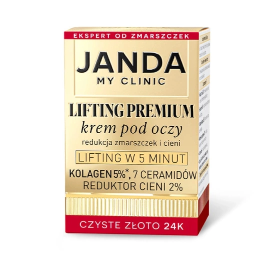 Janda Lifting Premium przeciwzmarszczkowy krem pod oczy 15ml
