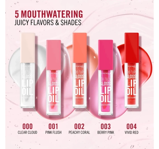 Rimmel Oh My Gloss! olejek do ust 000 Clear Cloud 4,5ml