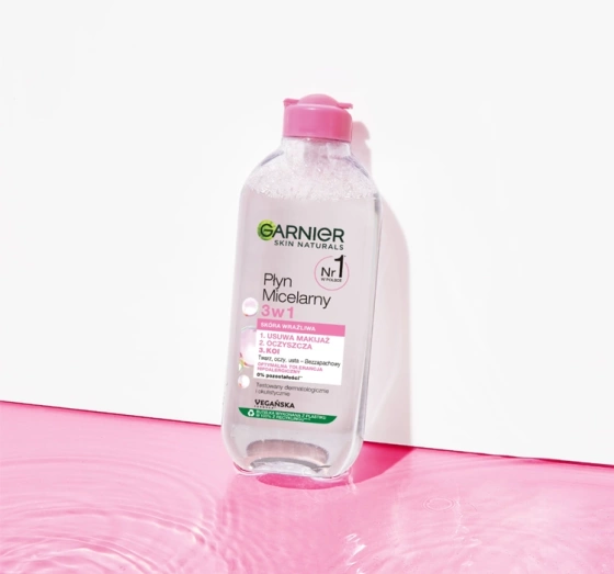 Garnier płyn micelarny 3w1 skóra wrażliwa 200 ml