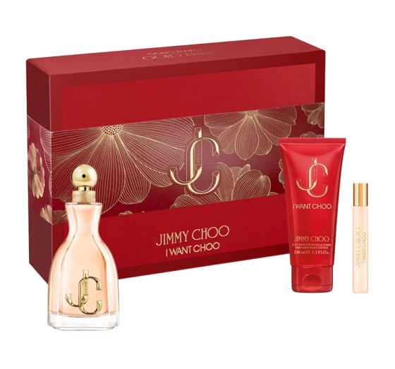 Jimmy Choo I Want Choo woda perfumowana spray 100 ml 7,5 ml balsam do ciała 100 ml