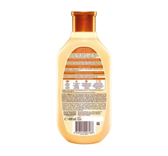 Garnier Botanic Therapy Honey Treasures szampon odbudowujący do włosów zniszczonych 400 ml