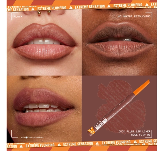 NYX Professional Makeup Duck Plump konturówka do ust 06 Nude Flip 0,3 g