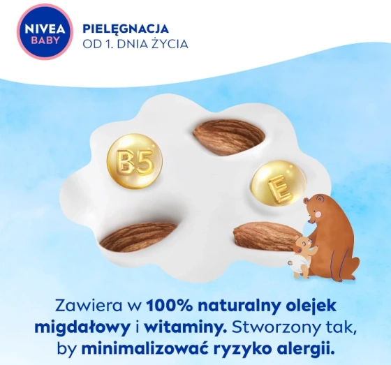 NIVEA BABY krem kojący przeciw odparzeniom dla dzieci 100 ml