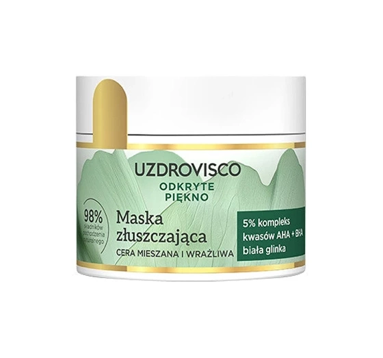 Uzdrovisco Odkryte Piękno maska złuszczająca do twarzy 40 ml