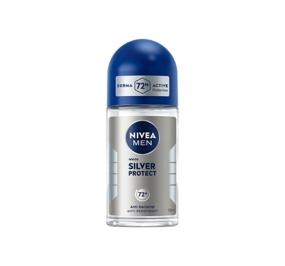 NIVEA MEN Silver Protect antyperspirant roll-on dla mężczyzn 50 ml