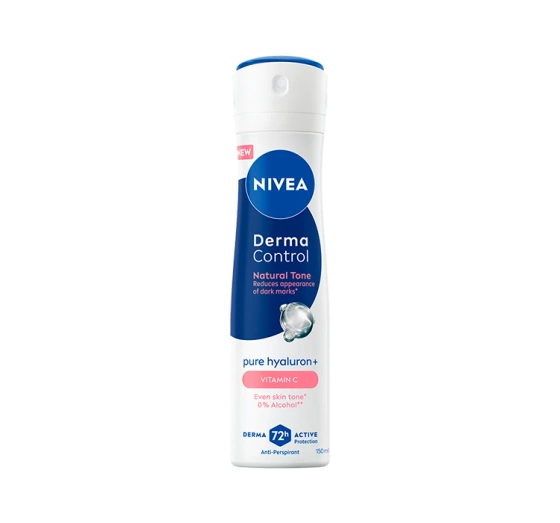 NIVEA Derma Control antyperspirant w sprayu dla kobiet Natural Tone 150 ml