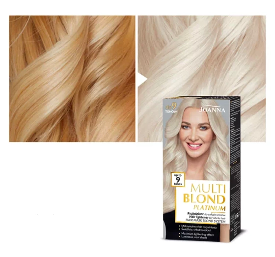 Joanna Multi Blond Platinum rozjaśniacz do całych włosów 105g
