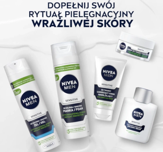 NIVEA MEN Sensitive łagodzący krem do twarzy dla mężczyzn 75 ml