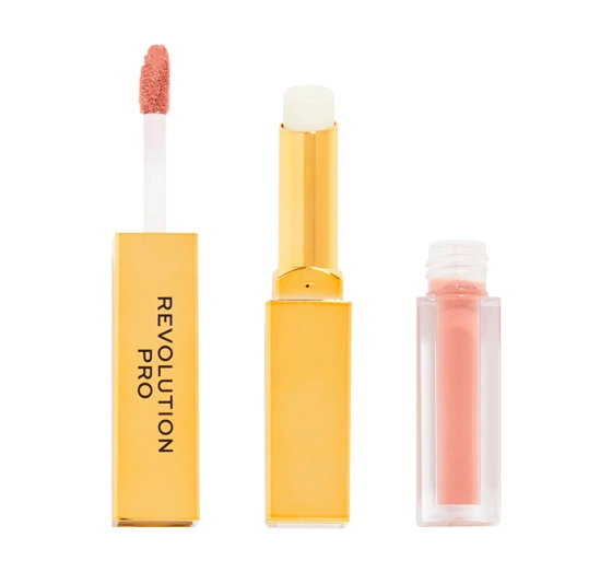 Revolution Pro Supreme Stay 24H Lip Duo pomadka do ust 2w1 Cashmere 1ml 1,5g