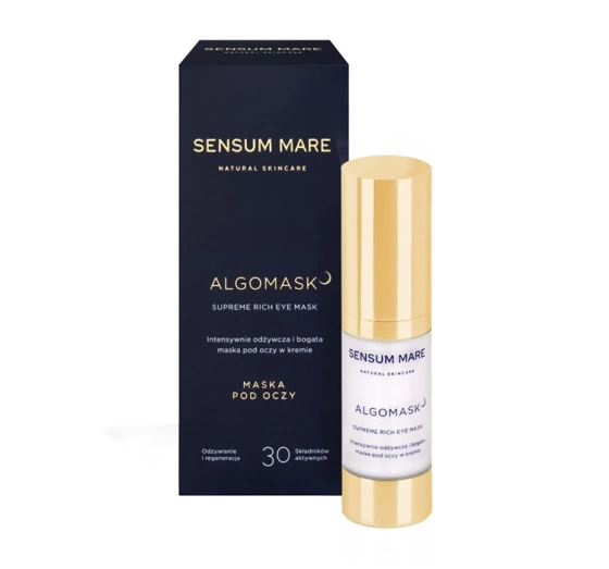 Sensum Mare Algomask intensywnie odżywcza i bogata maska pod oczy w kremie 15 ml