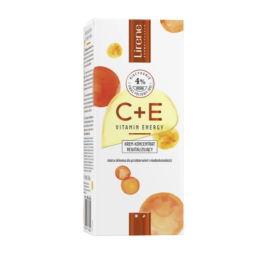 Lirene C E Vitamin Energy krem-koncentrat rewitalizujący 40 ml