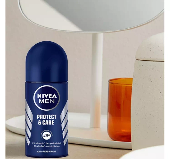 NIVEA MEN Protect&Care antyperspirant roll-on dla mężczyzn 50 ml