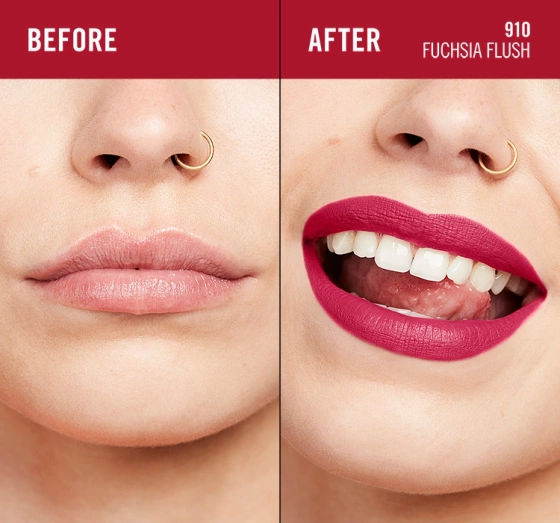 Rimmel Lasting Mega Matte matowa pomadka 910 Fuchsia Flush 7,4ml