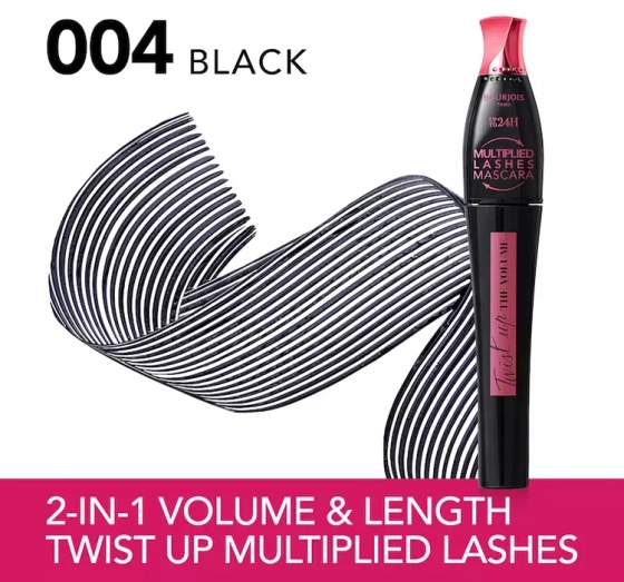 Bourjois Twist Up The Volume 24h tusz do rzęs 23 Black 8 ml