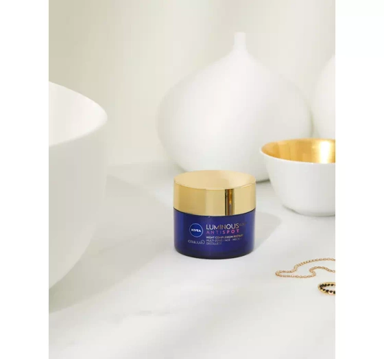 NIVEA Luminous630 krem do twarzy na przebarwienia na noc 50 ml