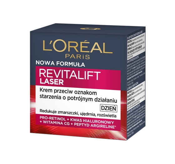 L'Oréal Paris Revitalift Laser X3 krem przeciwstarzeniowy o potrójnym działaniu na dzień 50 ml