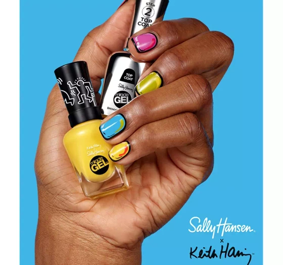 SALLY HANSEN MIRACLE GEL KEITH HARING LAKIER DO PAZNOKCI 921 WRITING ON THE WALLS 14,7ML