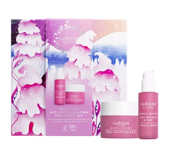 LUMENE NORDIC BLOOM ZESTAW PREZENTOWY SERUM KREM DO TWARZY